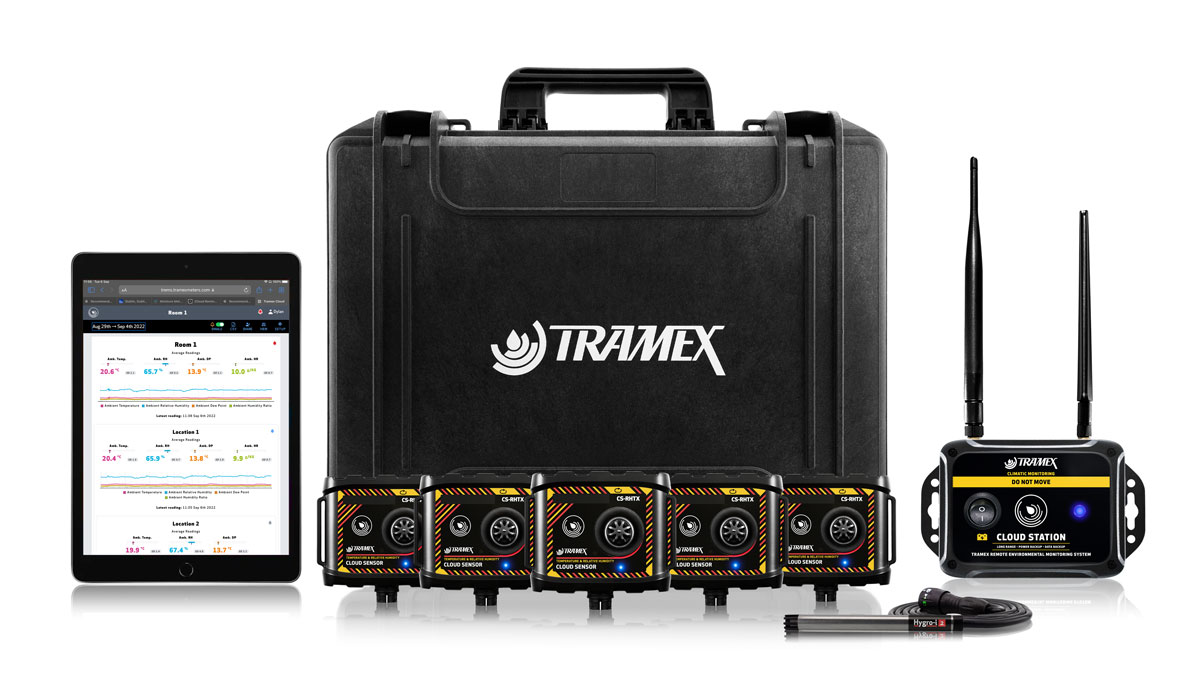 Remote Monitoring Kit with 5 sensors with Attachable in-situ RH Probes