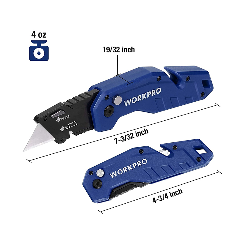 WORKPRO Folding Utility Knife - Image 2
