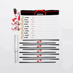 ZipWall Premium Barrier – 10x Spring-loaded Poles Kit