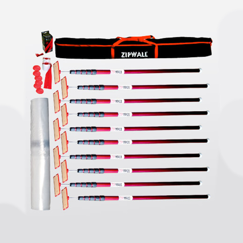 ZipWall Super-Tall 10x Spring-loaded Poles Kit