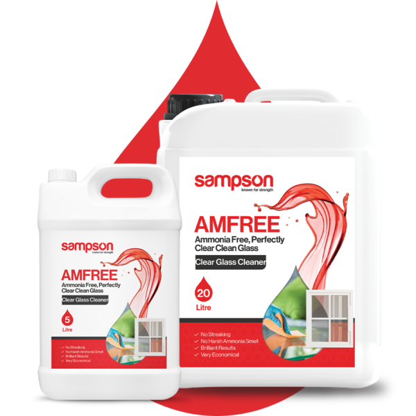 Sampson – Amfree Clear – Solvent-Based Glass & Surface Cleaner