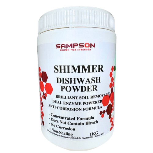 Sampson - Shimmer Enzymatic Dishwasher Powder - Advanced Dish Cleaner - Image 2