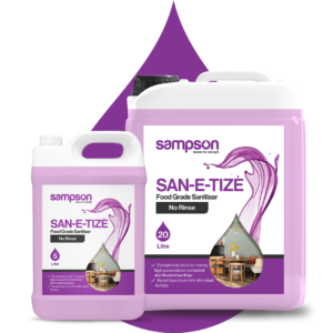 RINSE FREE SANITISER FOR FOOD AREAS 5L