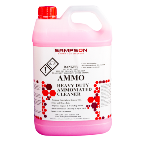 Sampson – Ammo Heavy Duty Ammonia Detergent – Degreaser for Industrial Use