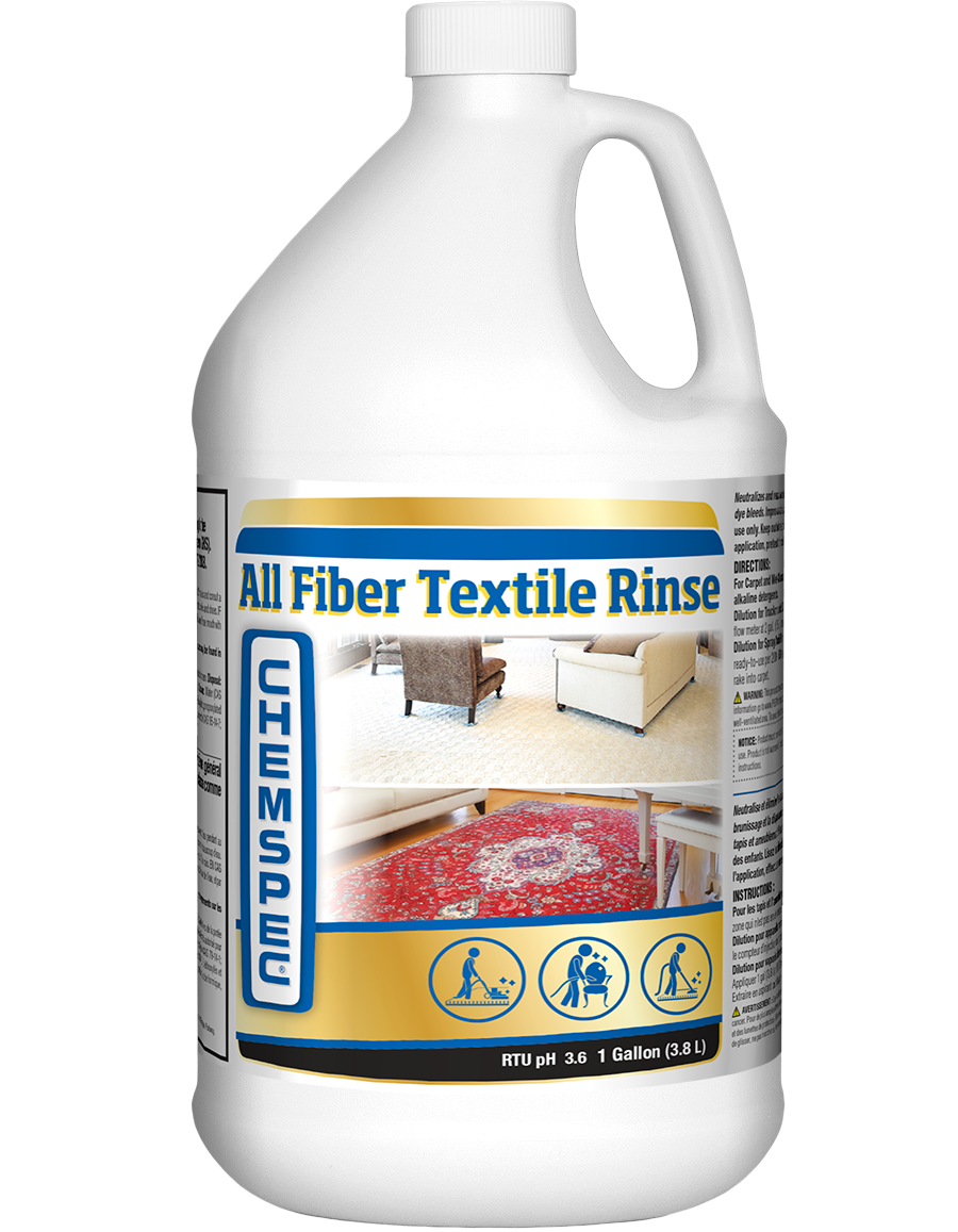 Chemspec - C-AFTR4G ALL FIBER TEXTILE RINSE - Acidic Rinse for Carpet & Upholstery