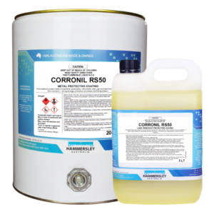 xHammersley – Corronil RS50 Black – Corrosion Prevention Coating – 1 L Tin – Long-Term Invisible Protective Film