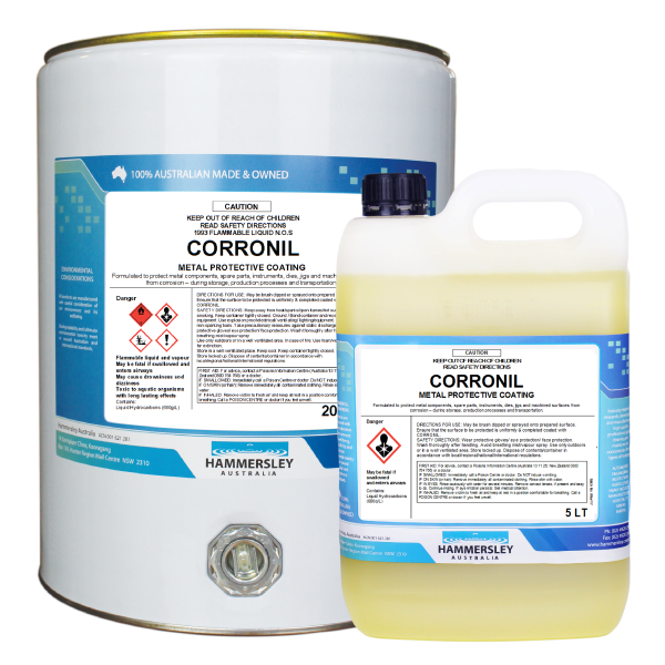 xxxHammersley – Corronil – Corrosion Prevention Formula – 205 L Drum – Invisible Anti‑Corrosion Coating