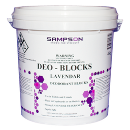 Sampson - Deo Block Lavender Toilet Block 25GM - Professional Deodoriser