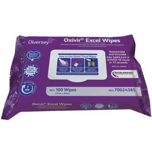 Diversey - Oxivir Excel Wipes - Disinfectant Wipes for Medical Surfaces