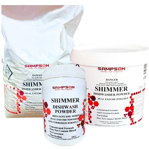Sampson - Shimmer Enzymatic Dishwasher Powder - Advanced Dish Cleaner