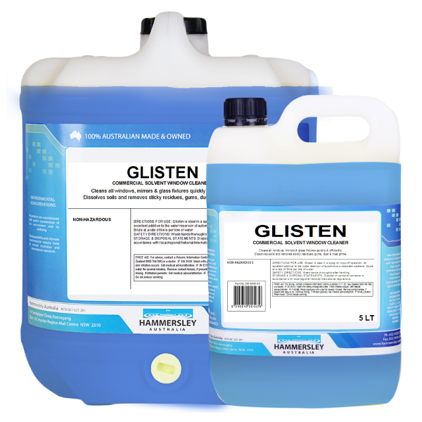 Hammersley Glisten – Commercial Solvent Window Cleaner