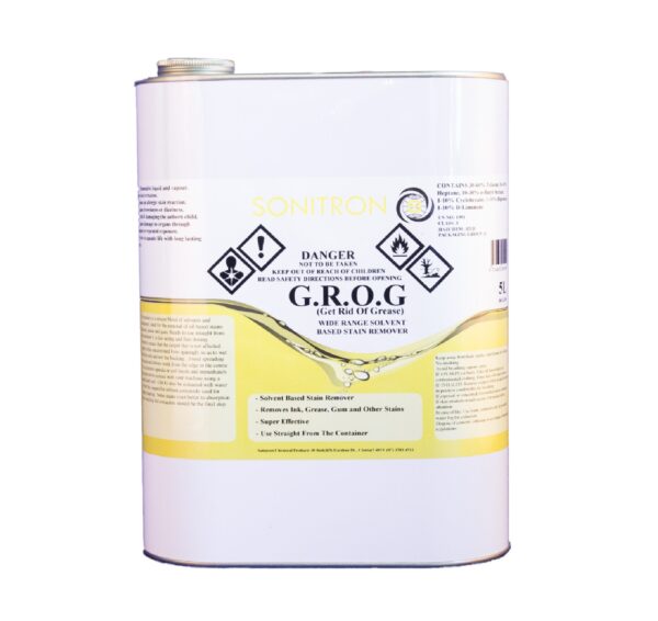 Sonitron GROG (Get Rid Of Grease) – Multi-Purpose Spotter and Stain Remover