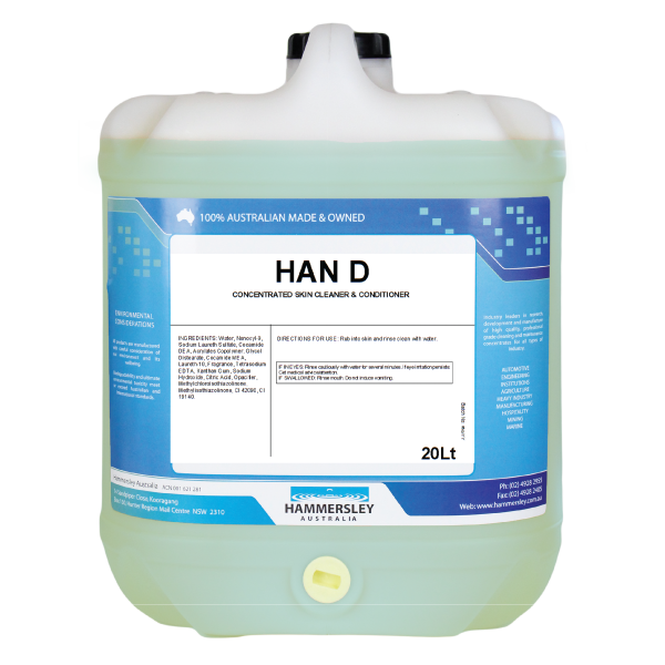 Hammersley Han D – Industrial Non-Solvent Hand Cleaner