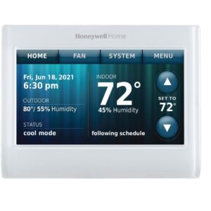 Honeywell - Wi-Fi 9000 Thermostat - Colour Touchscreen Programmable