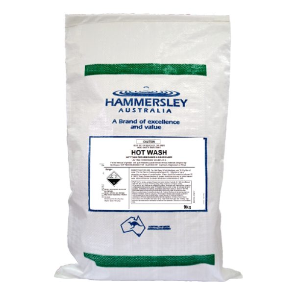 xxHammersley – Hot Wash – Machine Parts Cleaning Powder – 20 kg Bucket – Hot Wash & Spray Washer Degreaser