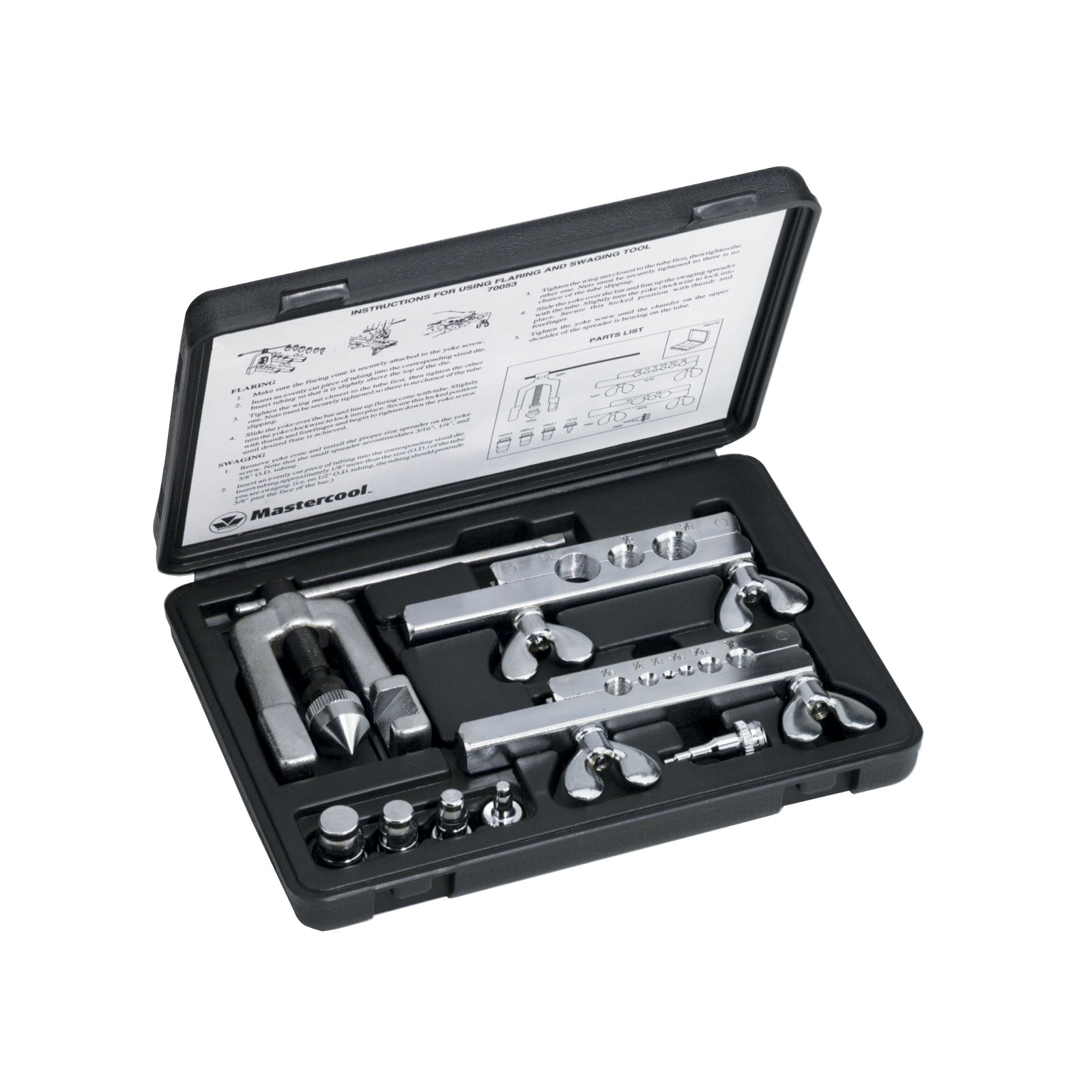 Mastercool - 45º Flaring & Swaging Tool Set - Tube Flaring & Swaging Kit