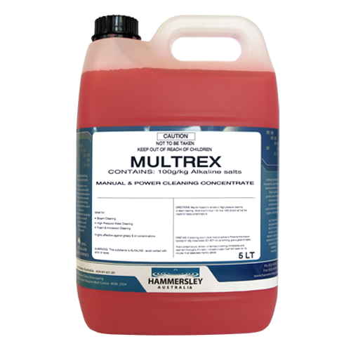 xHammersley – Multrex – Steam & Power Cleaning Concentrate – 205 L Drum – Non‑Flammable – Biodegradable