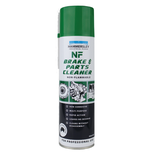 Hammersley NF Brake & Parts Cleaner 400g Aerosol – Non-Flammable Automotive and Industrial Degreaser