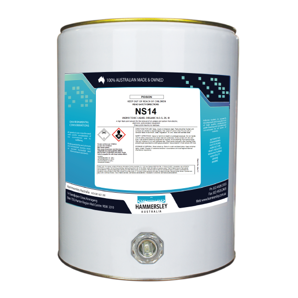 Hammersley – NS14 – Non-Flammable Electrical Cleaning Solvent