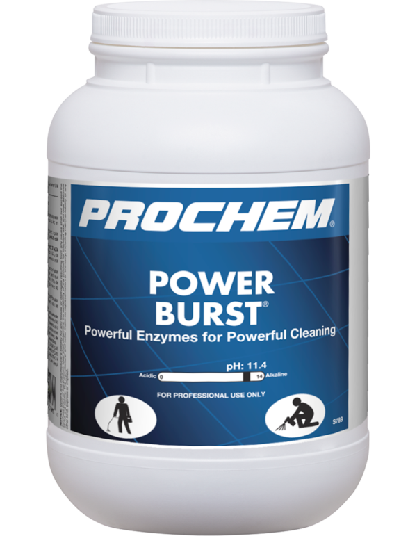 Prochem – POWER BURST – Enzyme Carpet Pre-Spray for Heavy Soils