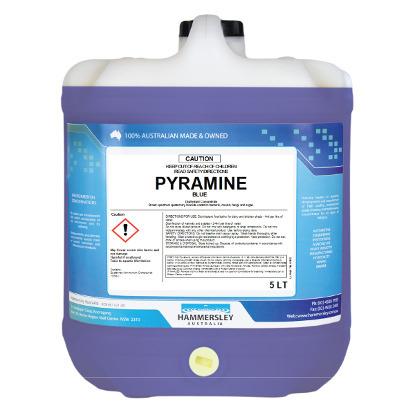Hammersley Pyramine Blue – Germicidal Concentrate – High-Level Barrier Protection