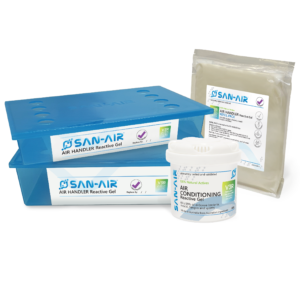 SAN-AIR - CONDITIONING/HANDLER GEL DIFFUSER - 250g, 500g, 1kg Refill - Airborne Bacteria and Mould Remover