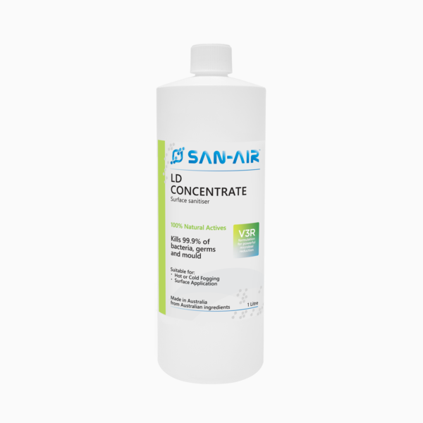 SAN-AIR – LD CONCENTRATE LIQUID – 5L, 15L – Mould and Bacteria Cleaner