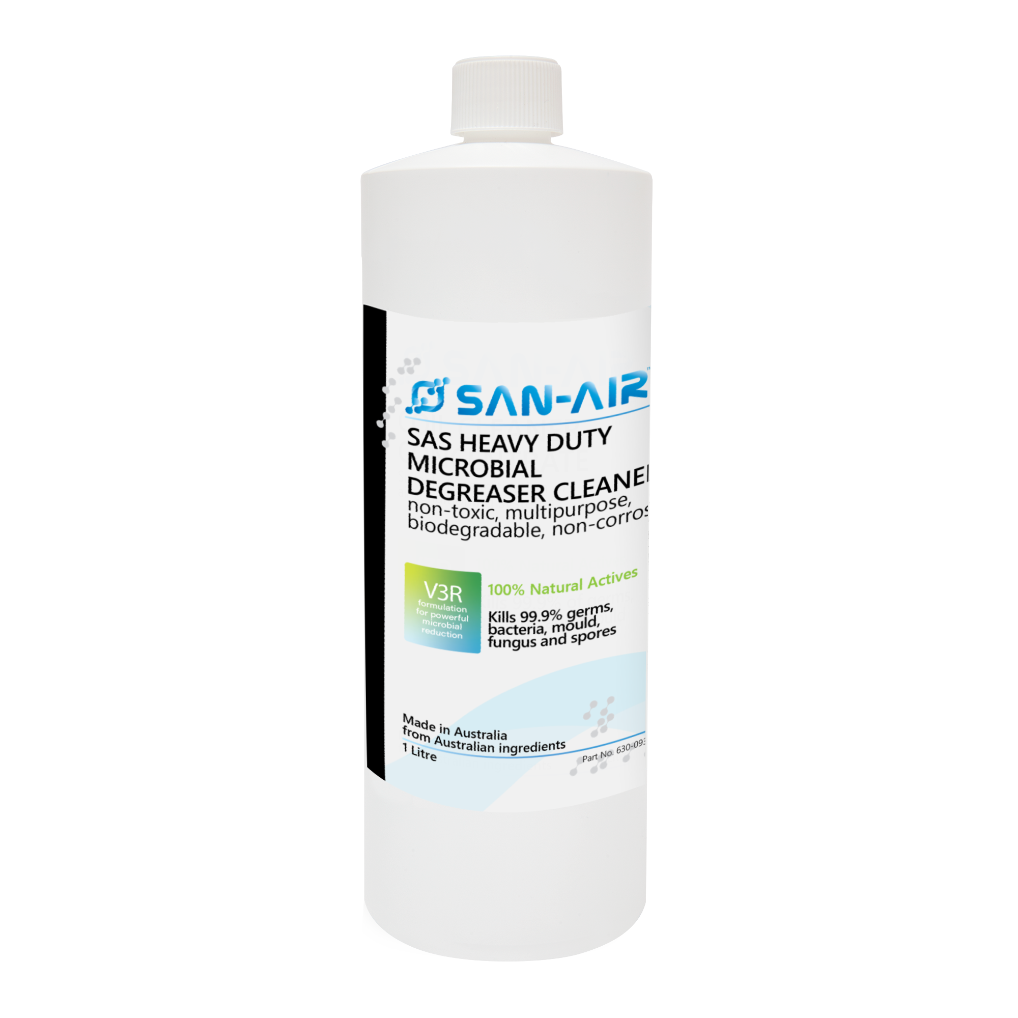 SAN-AIR - SAS HEAVY DUTY MICROBIAL DEGREASER CLEANER - 1L, 5L, 15L - Industrial Cleaner