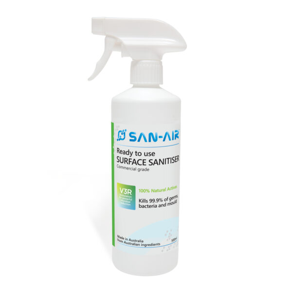 SAN-AIR – SURFACE SANITISER (Alcohol Free) – 1L, 5L, 15L – Multi-Surface Cleaner