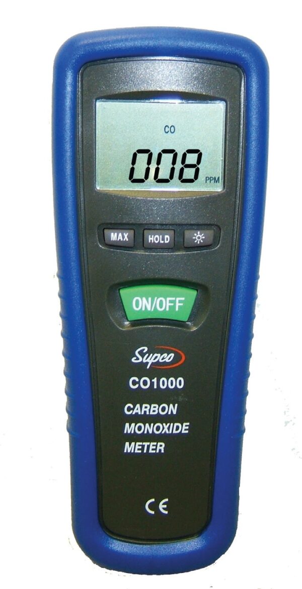 SUPCO – Carbon Monoxide Analyzer CO1000 – Measure CO in Work & Living Environments