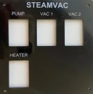 Steamvac - Max 220 with Sizzler Inline Heater Switch Plate - Control Plate for Cleaning Equipment