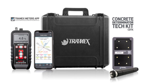 TRAMEX – CDTK Concrete Determinator Tech Kit – Surface & In-Situ Concrete Moisture Testing