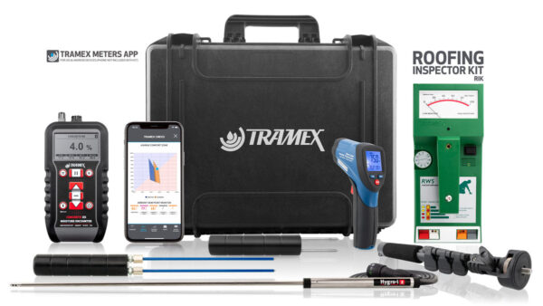 TRAMEX – RIK Roofing Inspector Kit – Flat Roof Leak & Moisture Survey Kit
