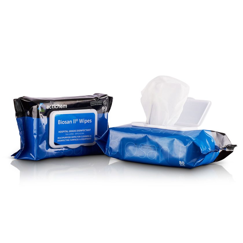 Actichem Biosan II Wipes - Innovative Hospital Grade Disinfectant Wipes - Image 2