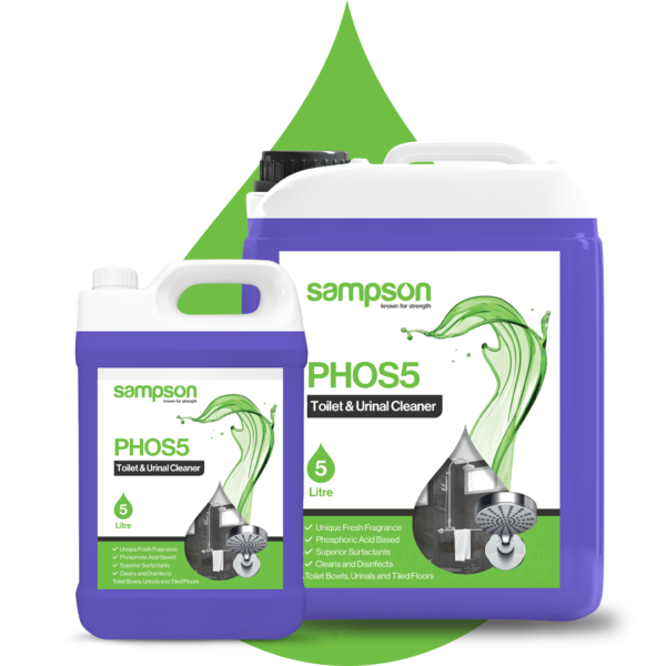 Sampson – Phos 5 – Phosphoric Acid Toilet & Urinal Cleaner