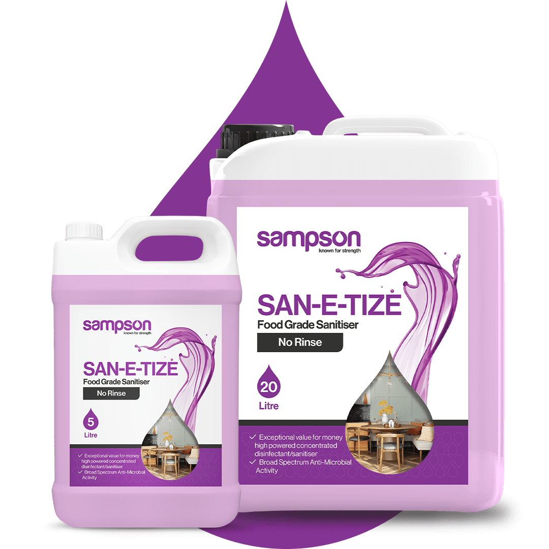 SANITISER PLUS FOR FOOD AREAS