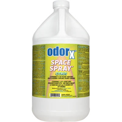 ODORx Space Spray Citrus Lemon Industrial Odour Neutraliser 3.78L
