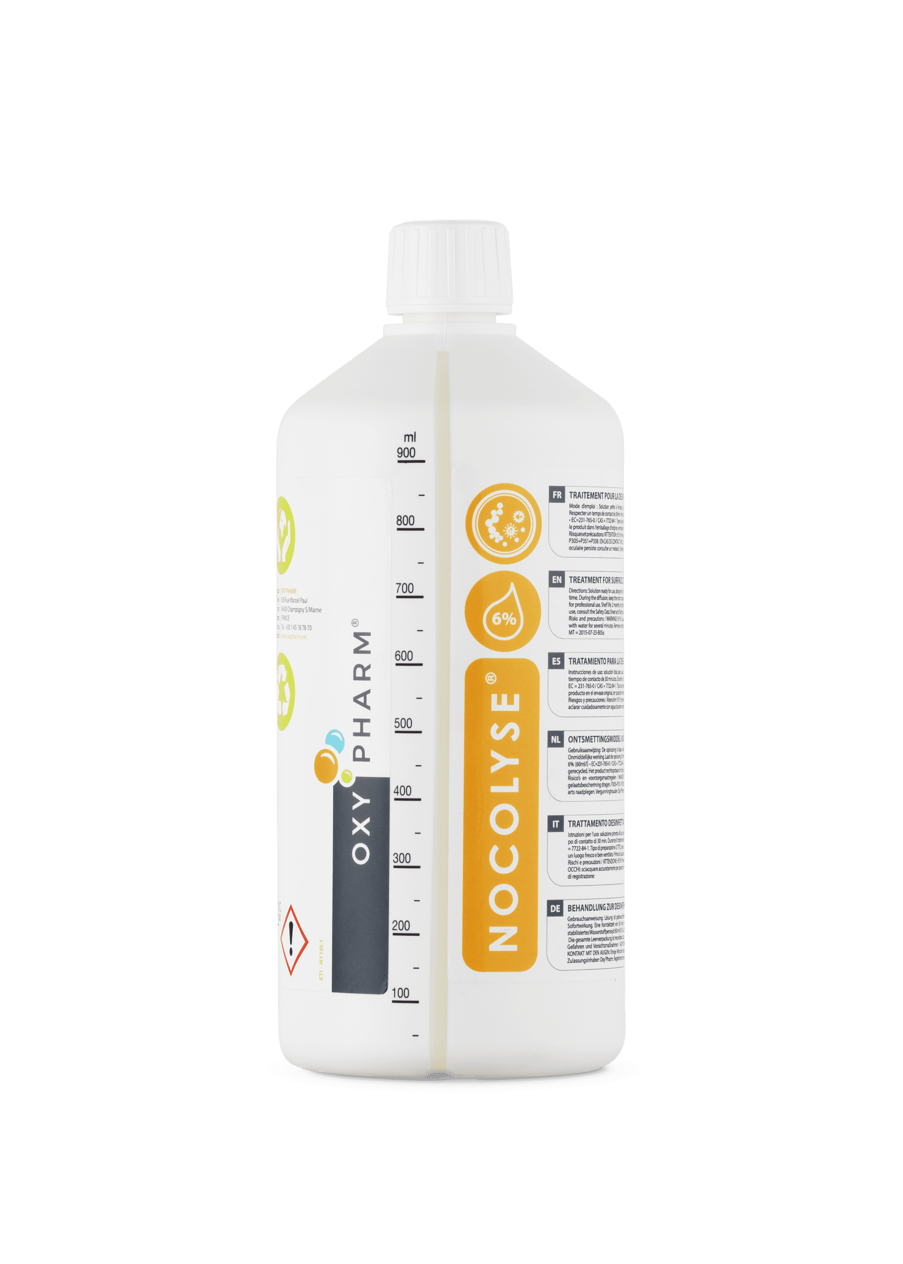 Nocolyse Mint Surface Cleaner & Sanitiser 1 Litre (Qty of 6)