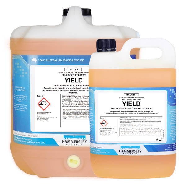 Hammersley Yield Cleaner Disinfectant Deodoriser and Environmental Control Agent Drum 20L