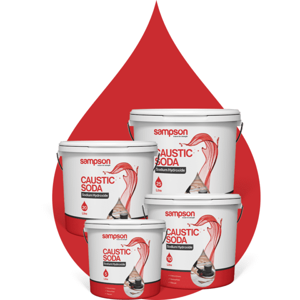 SAMPSON CAUSTIC SODA SOLN 50% SODIUM HYDROXIDE SOLN 50% 20L