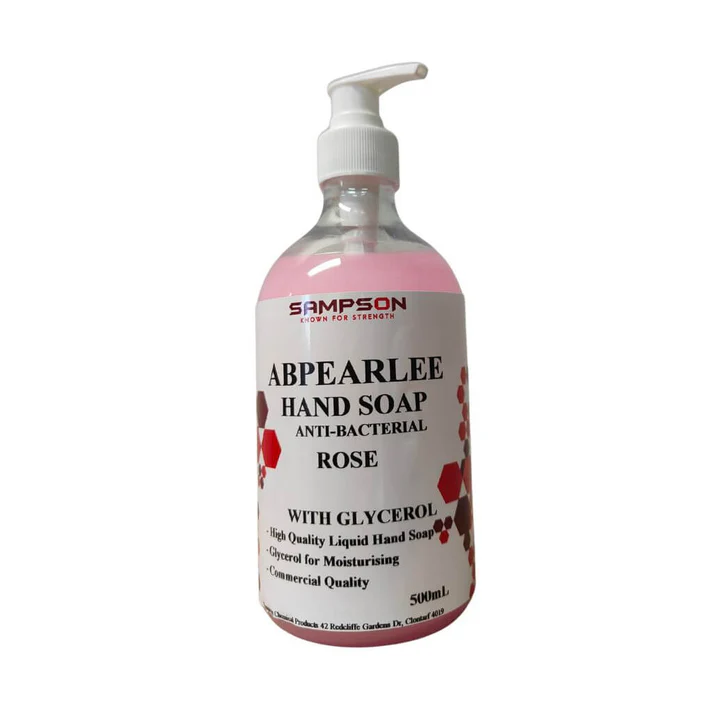 SAMPSON ANTI BACTERIAL PEARLEE ROSE HAND SOAP 500ML