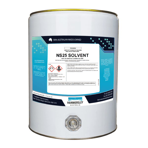 Hammersley NS25 Non Chlorinated Cleaning and Electrical Solvent 5L