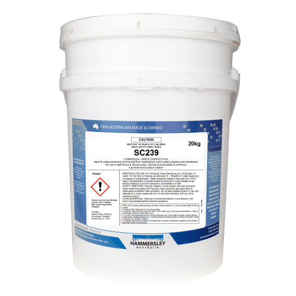 Hammersley SC239 Powder Cleaner & Sanitiser 2KG Bucket