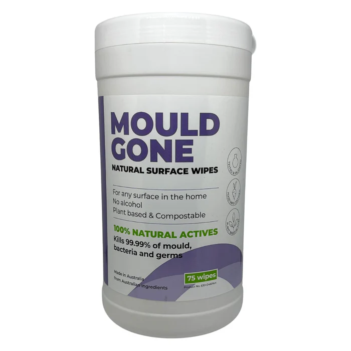 SAN-AIR Mould Gone Natural Surface Wipes (75 Wipes)