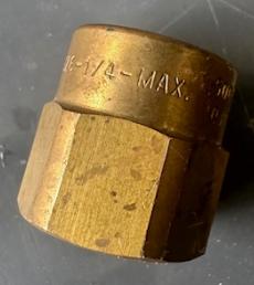 Solvion Spray Systems Brass Spray Nozzle 1/4 Inch Female NPT Thread SS304 Insert