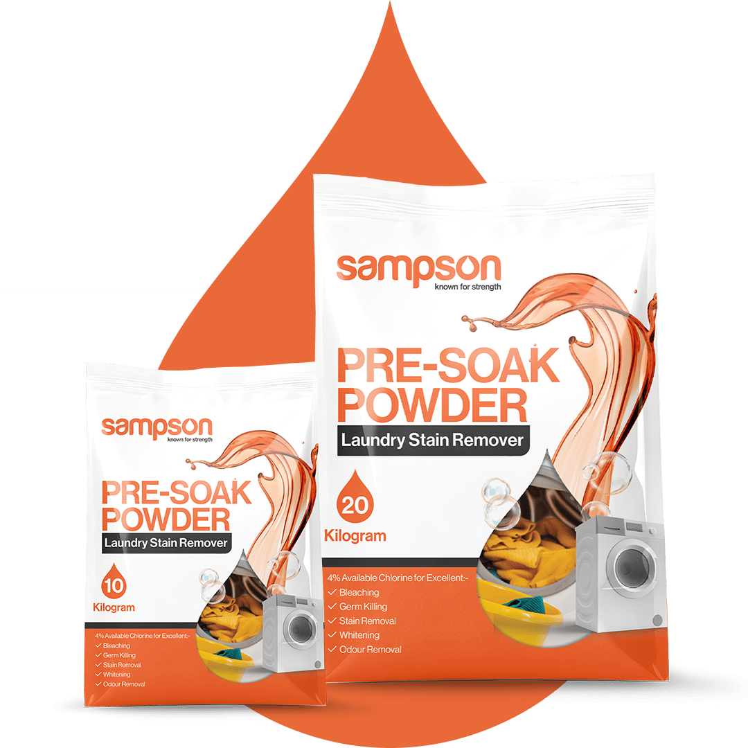 PRESOAKING POWDER STAIN REMOVAL