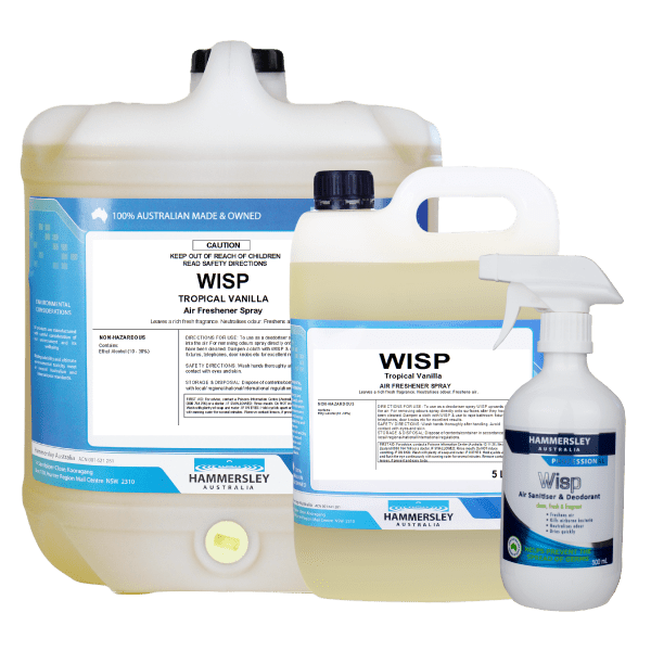 Hammersley Wisp Tropical Vanilla Disinfectant Spray and Deodoriser 5 LT Jerrycan