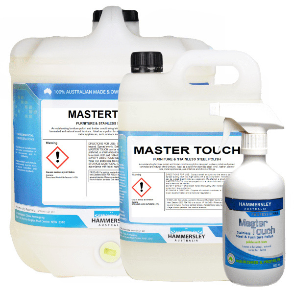 Hammersley Master Touch Stainless Steel and Timber Polish 5L