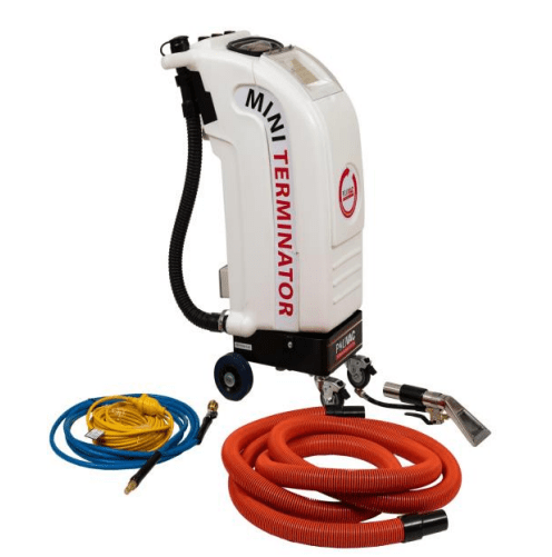 Polivac Mini Terminator With 20L Tank 1200W Vacuum 220 PSI Pump Upholstery Tool Hoses and Optional 2 Jet Wand