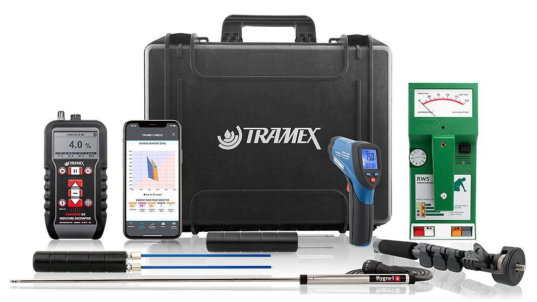 Tramex Roofing Inspector Kit RIK CMEX5 & RWS Roof and Wall Scanner
